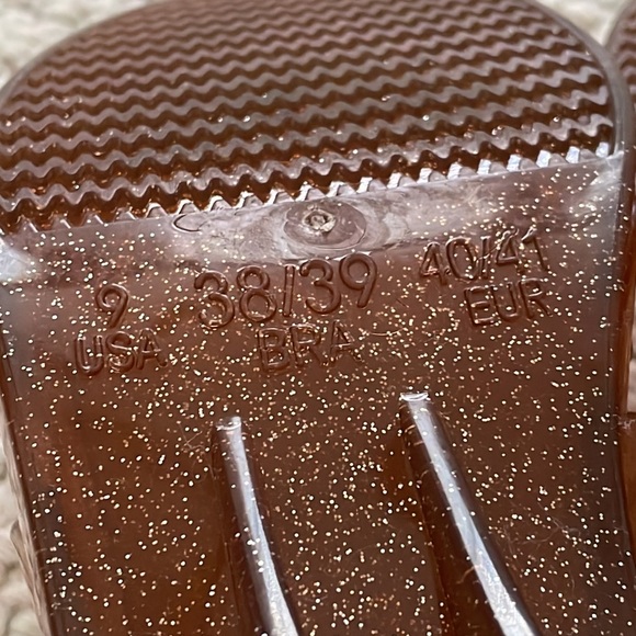 Urban Outfitters pink sparkle jelly sandals - Picture 9 of 10